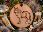 Krafttier Amulett "Wolf"