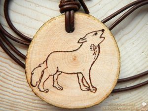 Krafttier Amulett "Wolf"
