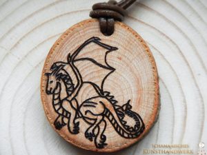 Krafttier Amulett "Drache"