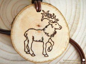 Krafttier Amulett "Hirsch"