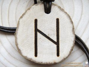Runen Amulett "Hagalaz"