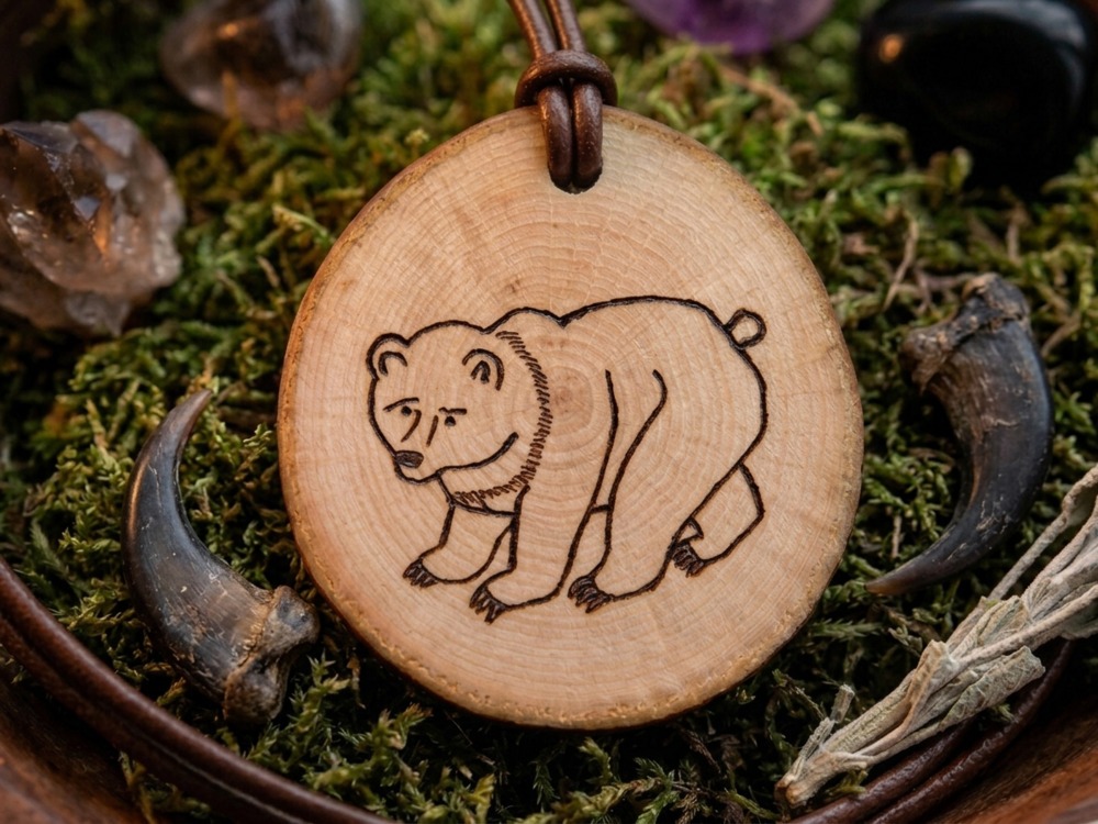 Krafttier Amulett "Bär" Krafttier Amulett "Bär"