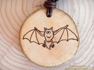 Krafttier Amulett "Fledermaus"