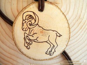 Krafttier Amulett "Widder"