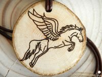 Krafttier Amulett Pegasus