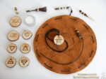 Reise-Altar "Wicca" im Lederbeutel – Bild 2