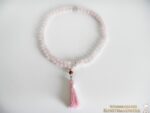 Rosenquarz Mala (108 Perlen) – Bild 2