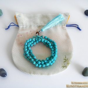 Türkis Mala (108 Perlen) – Bild 4