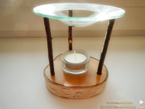 Duftlampe aus Holz (2 in 1)