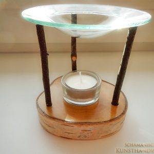 Duftlampe aus Holz (2 in 1)