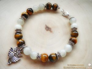 Krafttier Armband "Eule"