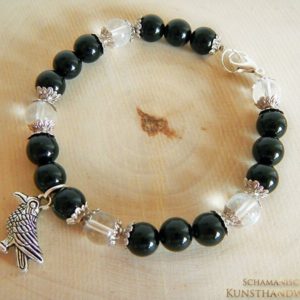 Krafttier Armband "Rabe"