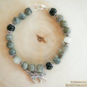 Krafttier Armband "Wolf" – Bild 3