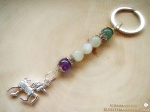 Krafttier Schlüsselanhänger "Einhorn"