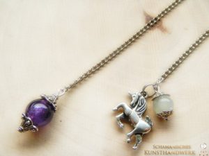 Krafttier Pendel "Einhorn"