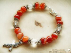 Indianisches Sternzeichen Armband "Roter Habicht/Falke"