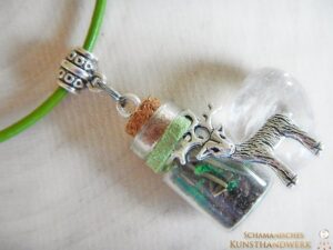 Elementflaschen Amulett "Erde"