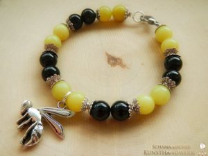 Krafttier Armband "Wespe"