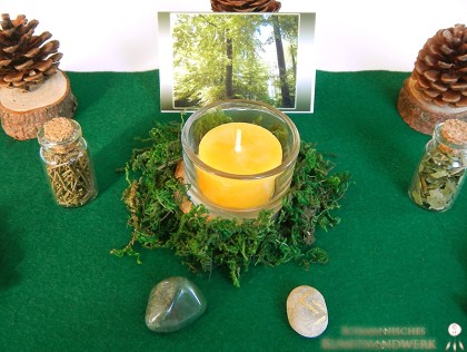 Meditations-Set "Wald" mit Karte (Abb. ähnlich)