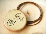 Schamanentrommel Amulett "Spiralgöttin" – Bild 2