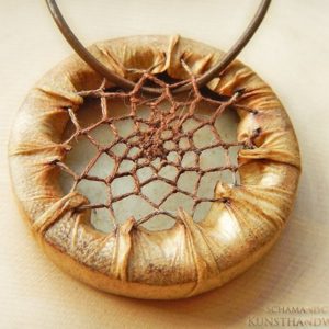 Schamanentrommel Amulett "Triskele" – Bild 3