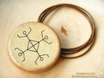 Schamanentrommel Amulett "Weltenachse" – Bild 2