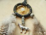 Traumfänger Kette "Krafttier Wolf" – Bild 3