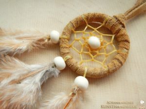 Traumfänger Kette "Natur"