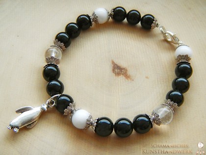 Krafttier Armband  "Pinguin" (Abb. ähnlich)