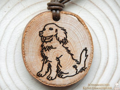 Krafttier Amulett "Hund" (Abb. ähnlich)