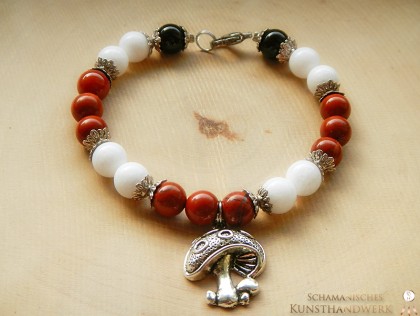 Seelen Armband "Fliegenpilz" (Abb. ähnlich)