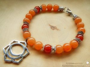 Chakra Armband "Sakralchakra"