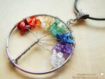 Lebensbaum Amulett "Chakren"