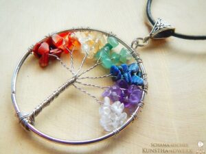 Lebensbaum Amulett "Chakren"
