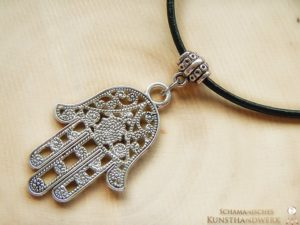 Metall Anhänger "Hand der Fatima"