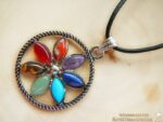 Chakra Harmonie Anhänger "Blume des Lebens" – Bild 2