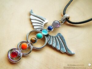 Chakra Harmonie Anhänger "Hermesstab"