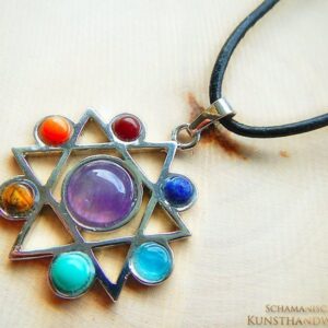 Chakra Harmonie Anhänger "Hexagramm"