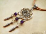 Traumfänger Amulett "Amethyst"