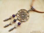 Traumfänger Amulett "Amethyst" – Bild 2