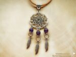 Traumfänger Amulett "Amethyst" – Bild 3