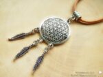 Traumfänger Amulett "Blume des Lebens"