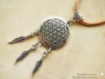 Traumfänger Amulett "Blume des Lebens" – Bild 2