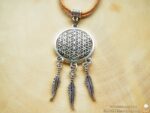 Traumfänger Amulett "Blume des Lebens" – Bild 3
