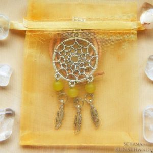 Traumfänger Amulett "Jade (gelb)" – Bild 4