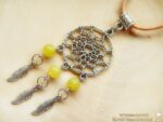 Traumfänger Amulett "Jade (gelb)" – Bild 2