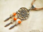 Traumfänger Amulett "Calcit (orange)" – Bild 2