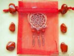 Traumfänger Amulett "Jaspis (Rot)" – Bild 4