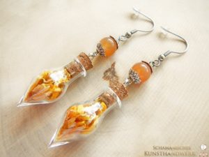 Pflanzengeist Ohrringe "Ringelblume"