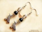Krafttier Ohrringe "Rabe" – Bild 3